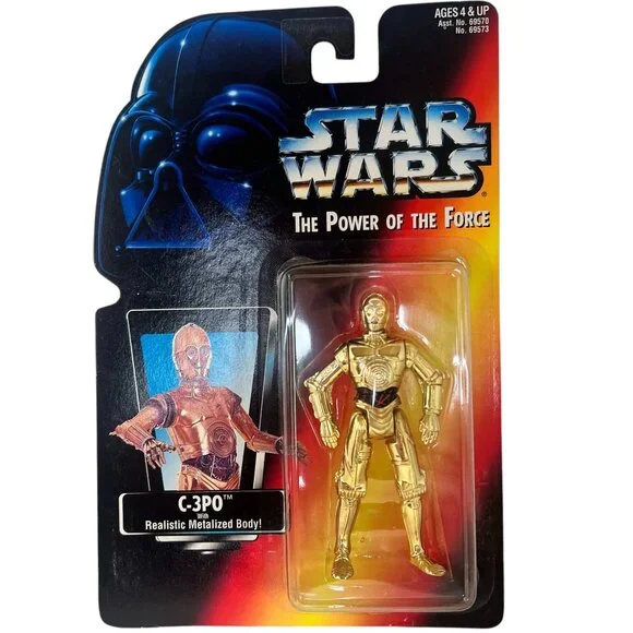 C-3PO The Power of the Force Action Figure from 1995 Vintage - Picture 1 of 5